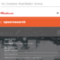 Opus Research The Vendors that Matter Series: RedRoute
